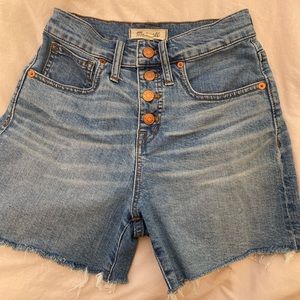 Madewell High Rise Shorts